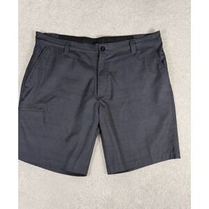Hawke & Co Mens Performance Golf Shorts Charcoal Grey Textured Shorts Size 38W